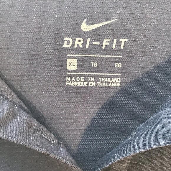 NIKE Golf Polo Button Up Fitness Athletic Resort Short Sleeve Golfing Tee - Picture 4 of 5